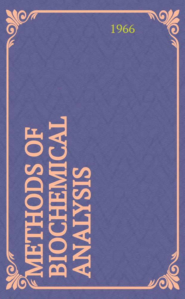 Methods of biochemical analysis