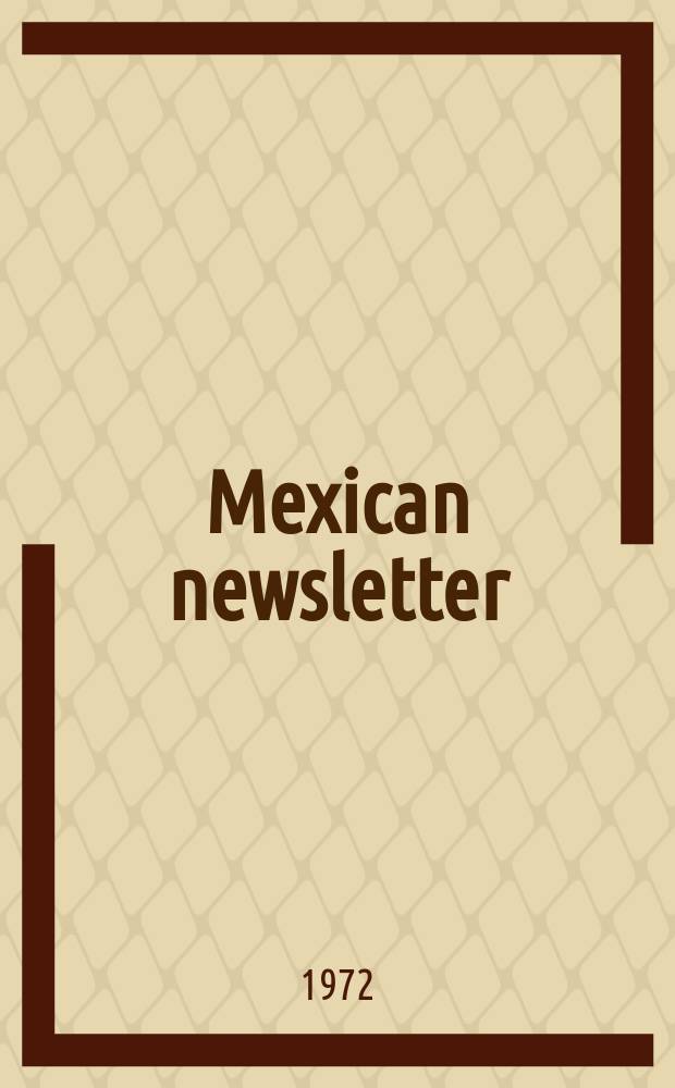 Mexican newsletter