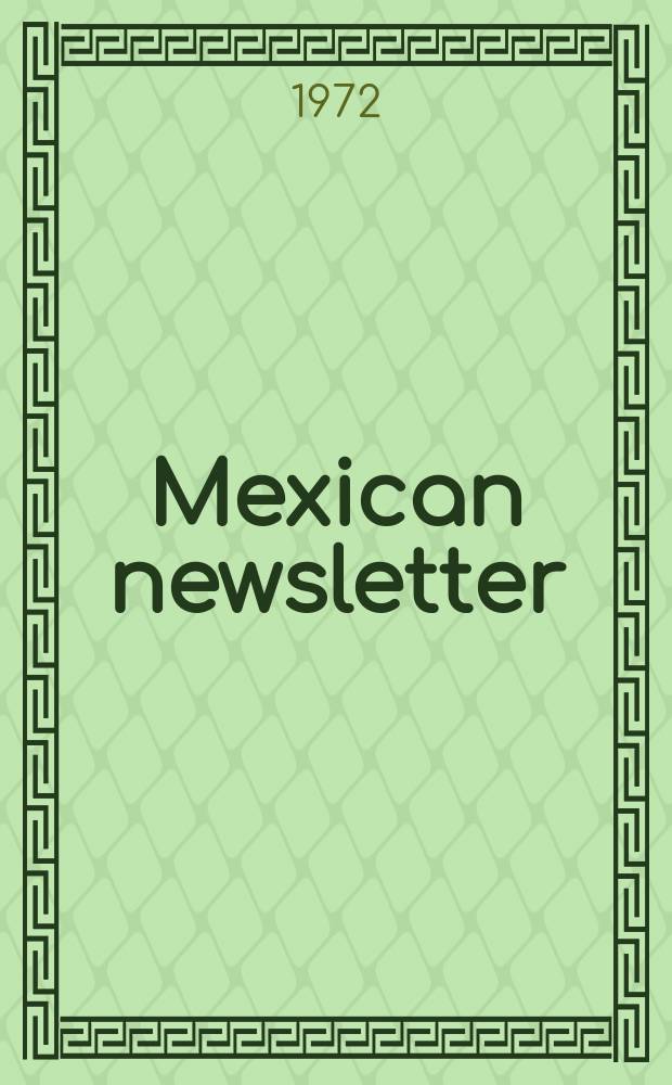 Mexican newsletter