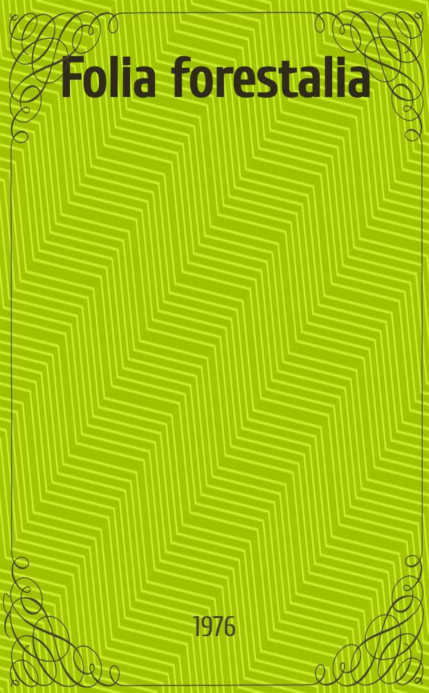 Folia forestalia