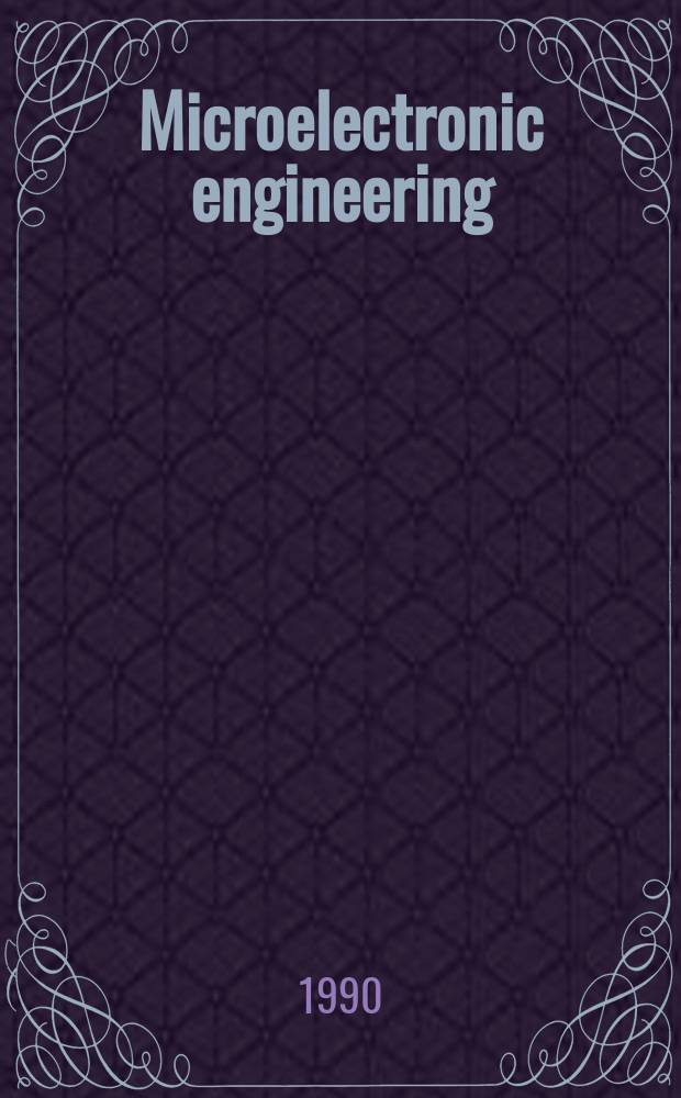 Microelectronic engineering : An intern. j. of semiconductor manufacturing technology. Vol.12, №1/4 : Electron and optical beamtesting of integrated circuits