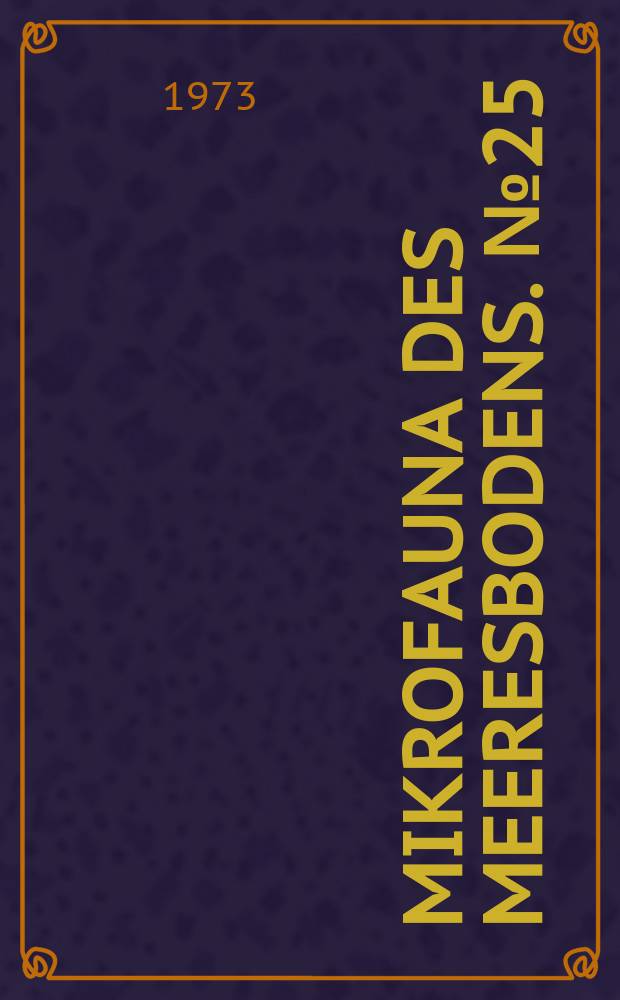 Mikrofauna des Meeresbodens. №25 : Die Familie Epsilonematidae (Nematodes)