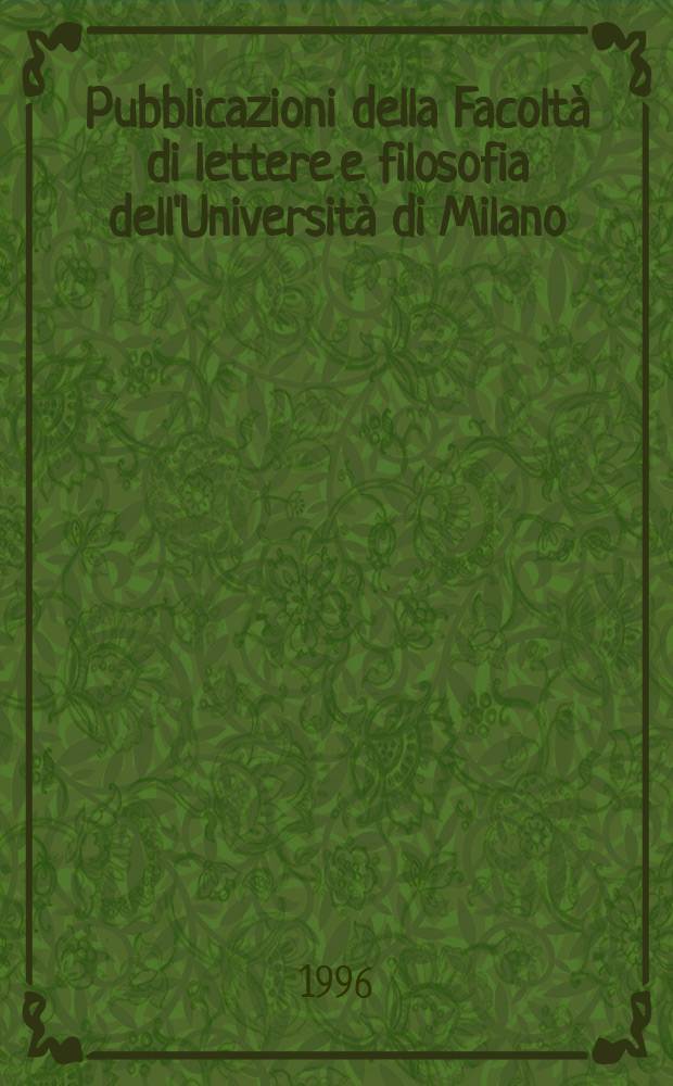Pubblicazioni della Facoltà di lettere e filosofia dell'Università di Milano : Traductions françaises de l'Ars minor...