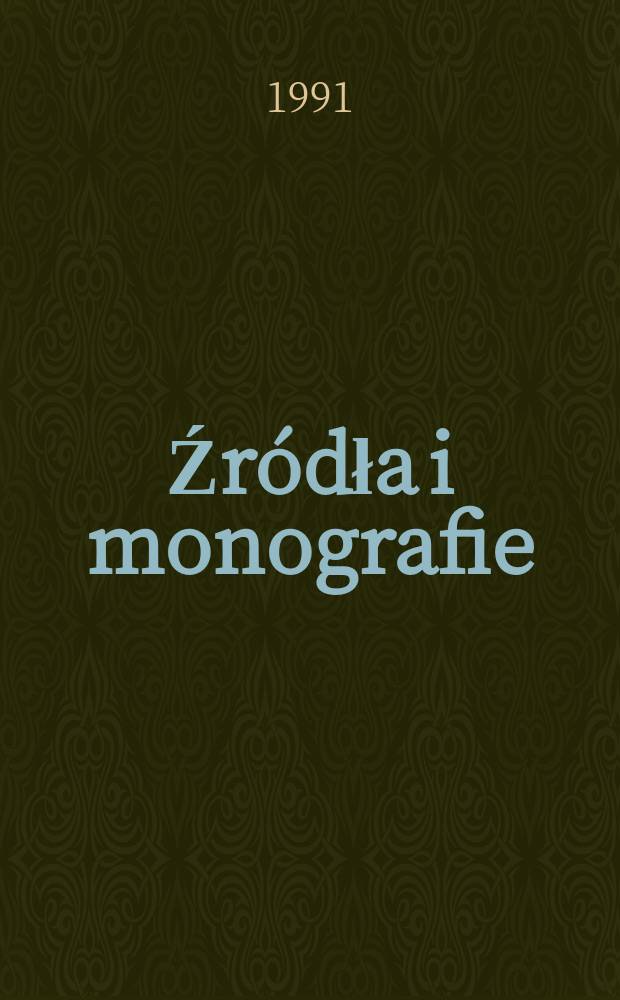 [Źródła i monografie] : Anglia, Szkocja, Irlandia
