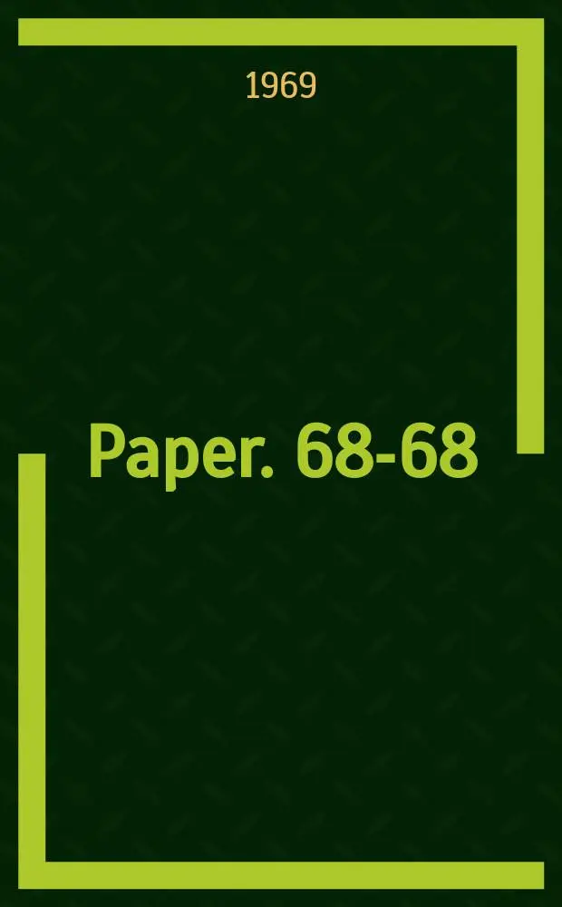 Paper. 68-68