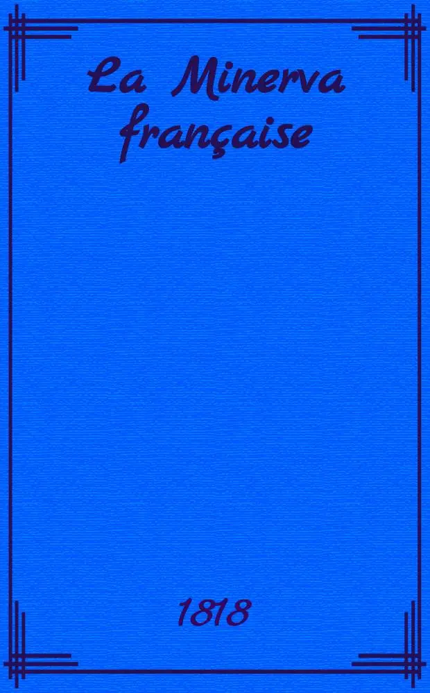 La Minerva fran&ccedil;aise