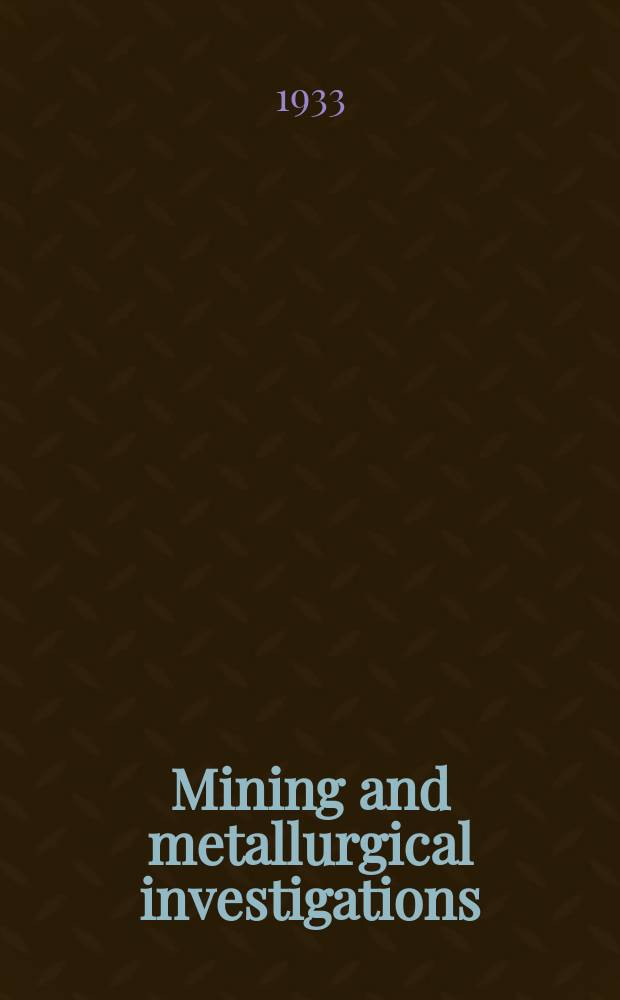 Mining and metallurgical investigations : Under auspices of United States bureau of mines, Carnegie institute of technology and Mining and metallurgical advisory boards Bulletin. 60 : Agglutinating value test for coal. Plastic properties of coking coals
