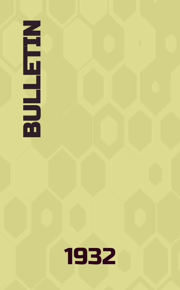 Bulletin