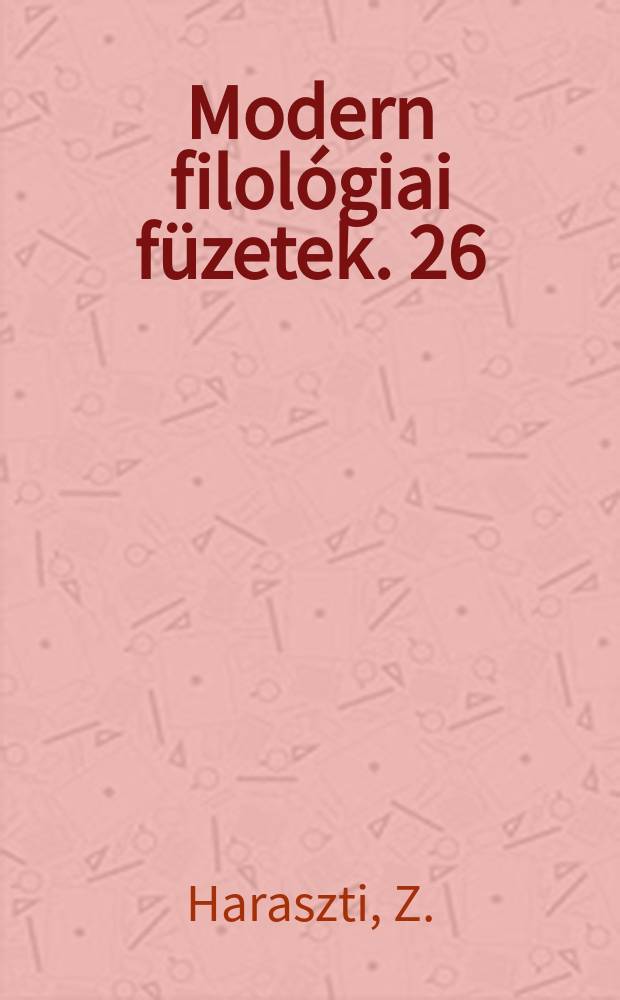 Modern filológiai füzetek. 26 : A megalázás problematikája
