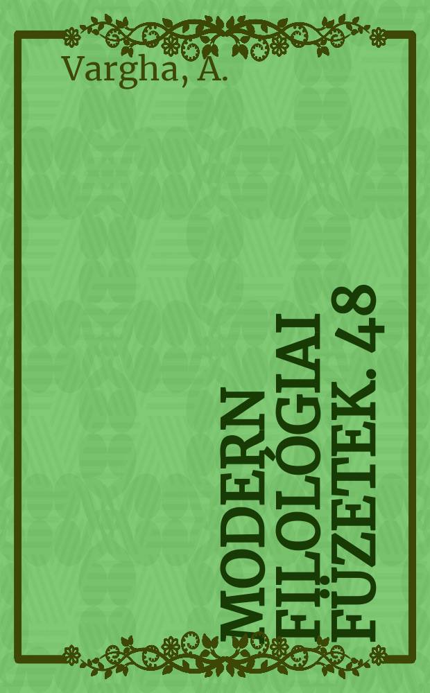 Modern filológiai füzetek. 48 : Shakespeare - drámák magyarul