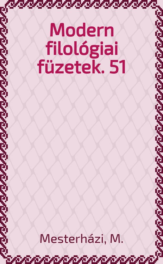 Modern filológiai füzetek. 51 : Sean O'Casey Magyarországon