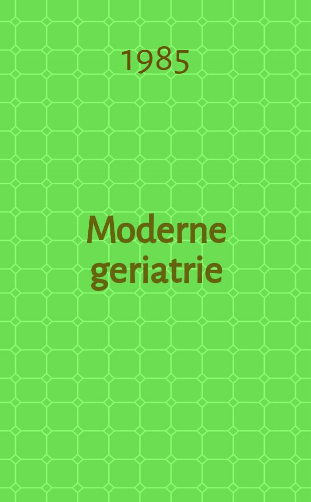 Moderne geriatrie
