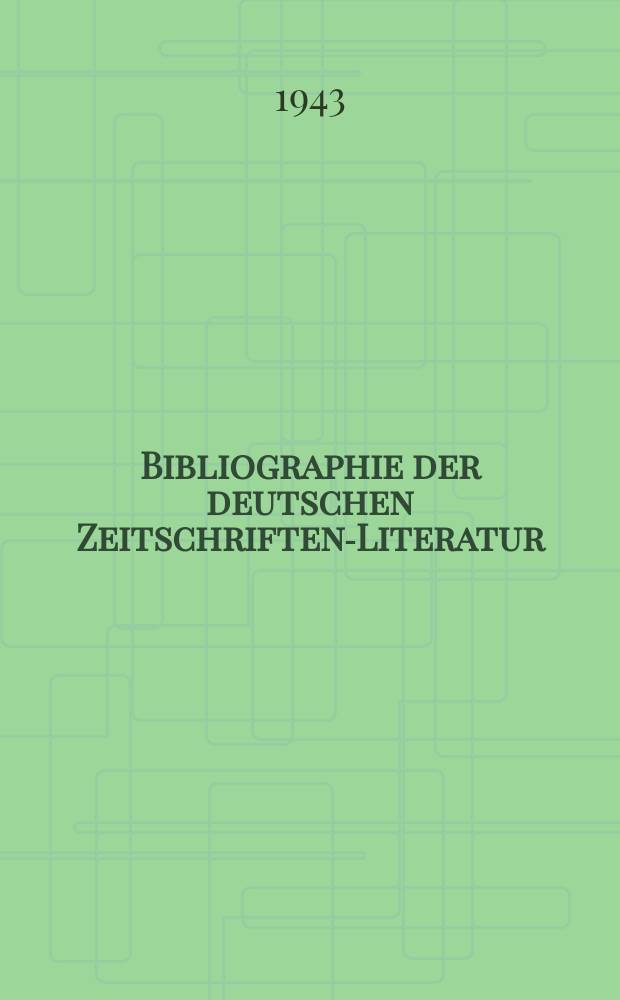 Bibliographie der deutschen Zeitschriften-Literatur : Alphabetisches nach Schlagworten sachlich geordnetes Verzeichnis, von... Aufs&auml;tzen, die w&auml;hrend des Jahres in... zumeist wissenschaftlichen Zeitschriften deutscher Zunge erschienen sind. Bd. 89A