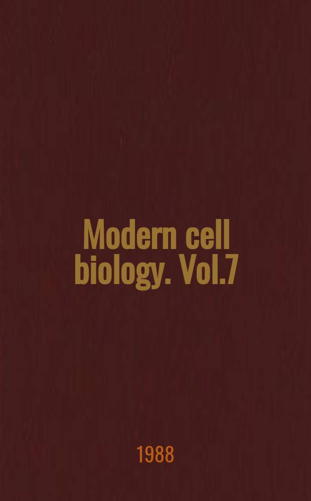 Modern cell biology. Vol.7 : Gap junctions