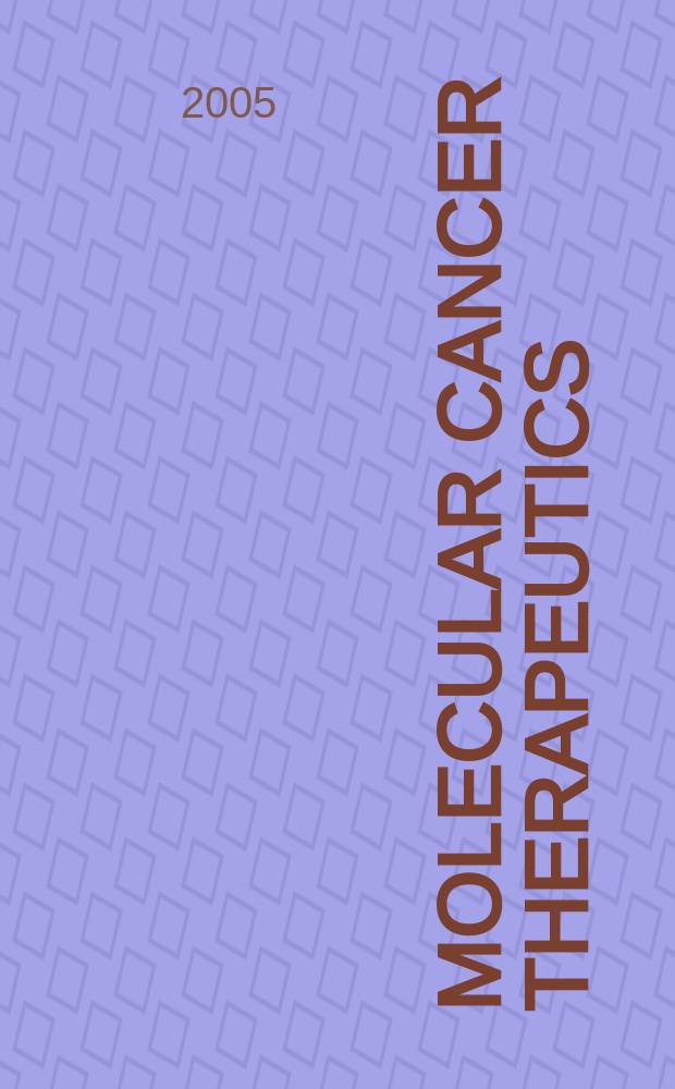 Molecular cancer therapeutics : A j. of the Amer. assoc. for cancer research