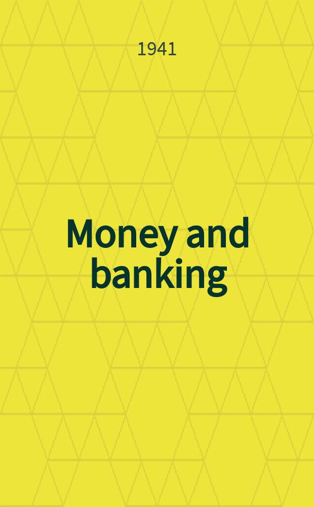 Money and banking