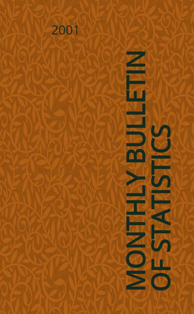 Monthly bulletin of statistics : Statistical office of the United Nations. Vol.55, №3