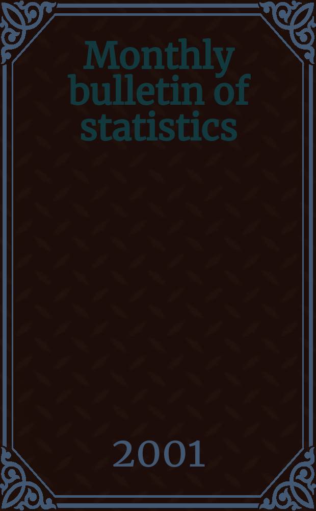 Monthly bulletin of statistics : Statistical office of the United Nations. Vol.55, №9