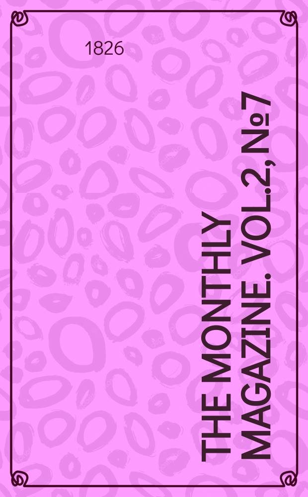The Monthly magazine. Vol.2, №7