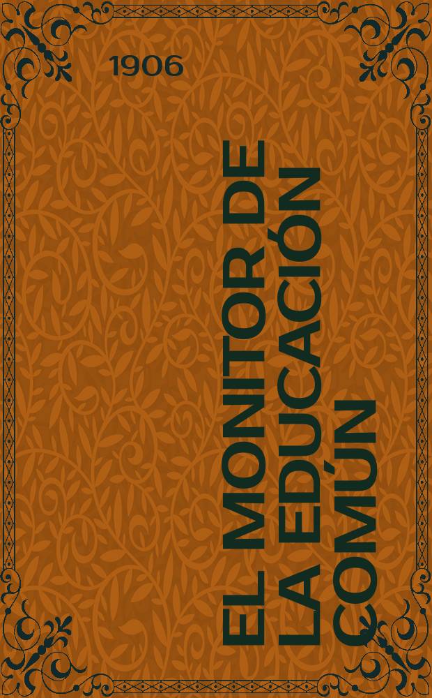 El Monitor de la educación común : Publ. del Consejo nacional de educación. T.22, №20(400)