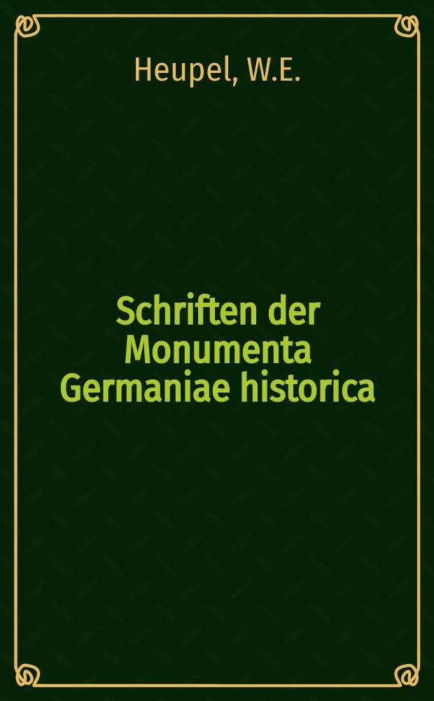 Schriften der Monumenta Germaniae historica : (Dt. Inst. für Erforschung des Mittelalters). 4 : Der sizilische Grosshof unter Kaiser Friedrich II