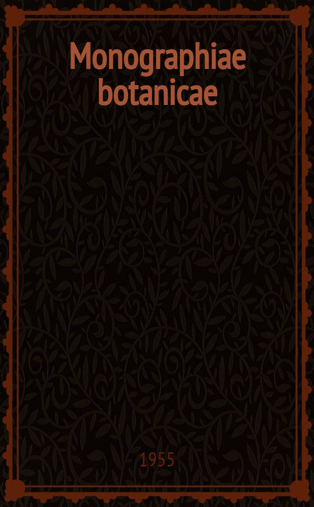 Monographiae botanicae