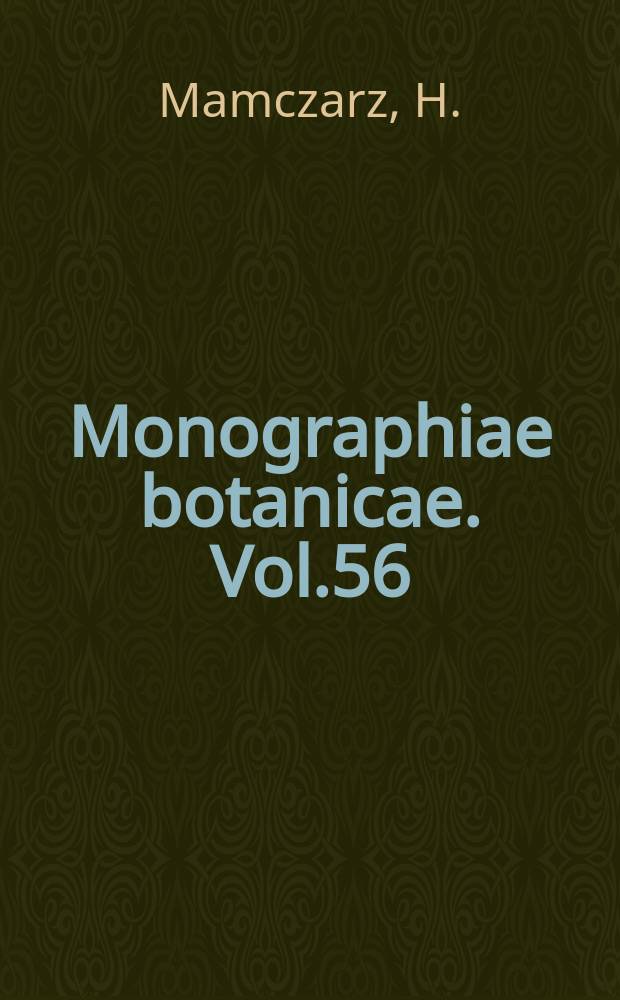 Monographiae botanicae. Vol.56 : Brioflora i zbiorowiska mszaków Beskidu ...