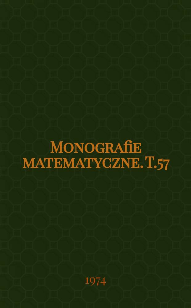 Monografie matematyczne. T.57 : Elementary and analytic theory