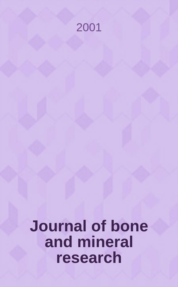 Journal of bone and mineral research : The offic. j. of Amer. soc. for bone and mineral research. Vol.16, №6