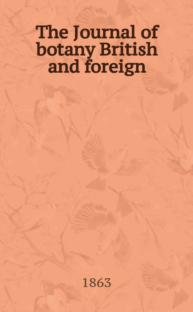 The Journal of botany British and foreign