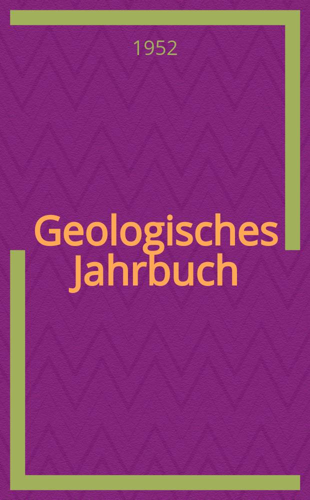 Geologisches Jahrbuch : Hrsg. von den Geologischen Landesanstalten der Bundesrepublik Deutschland. H.7 : Die Erzgange von St. Andreasberg im Rahmen des Mittelharz-Ganggebietes
