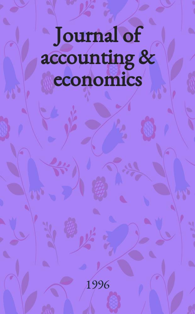 Journal of accounting & economics