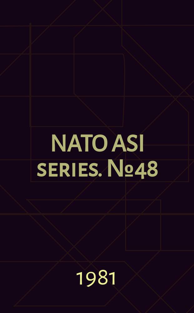 NATO ASI series. №48 : Computer design aids for VISI circuits
