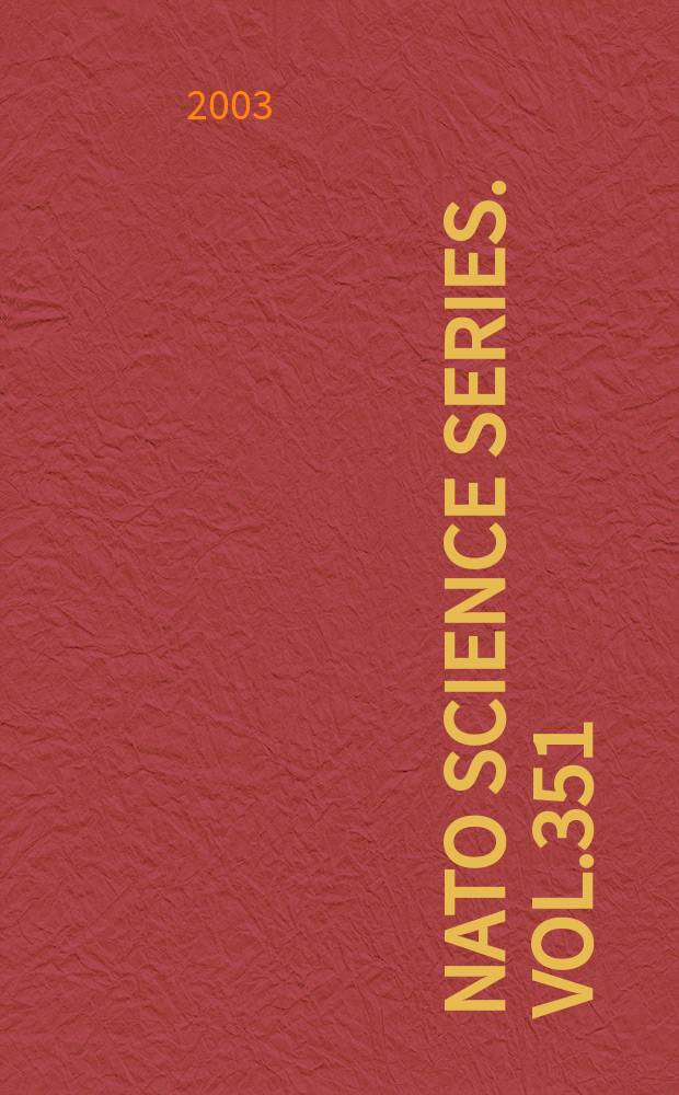 NATO science series. Vol.351 : Human monitoring for genetic effects