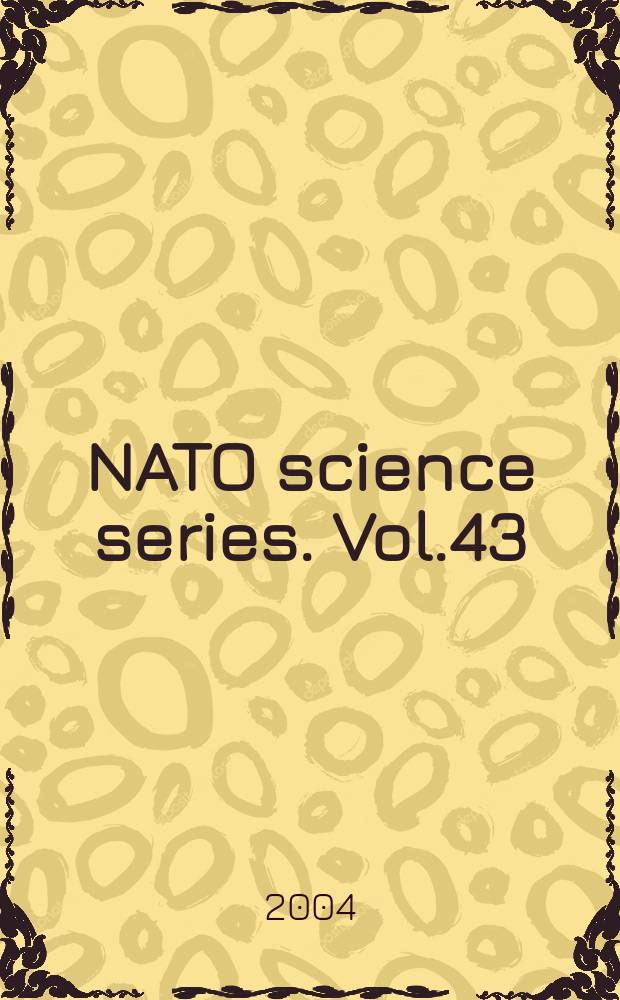 NATO science series. Vol.43 : Defence related SME's