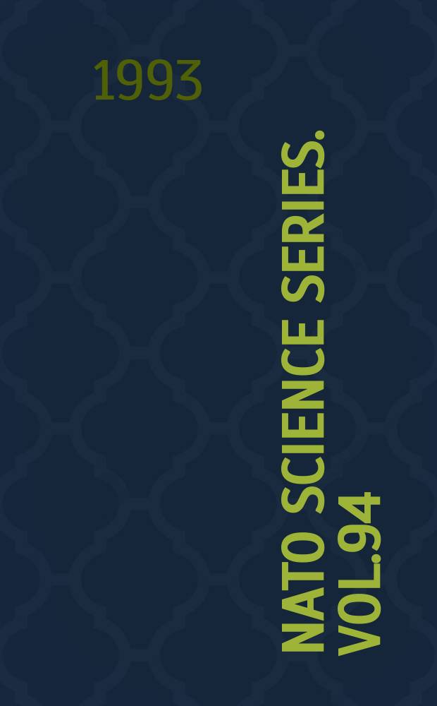 NATO science series. Vol.94 : Logic and algebra of specification