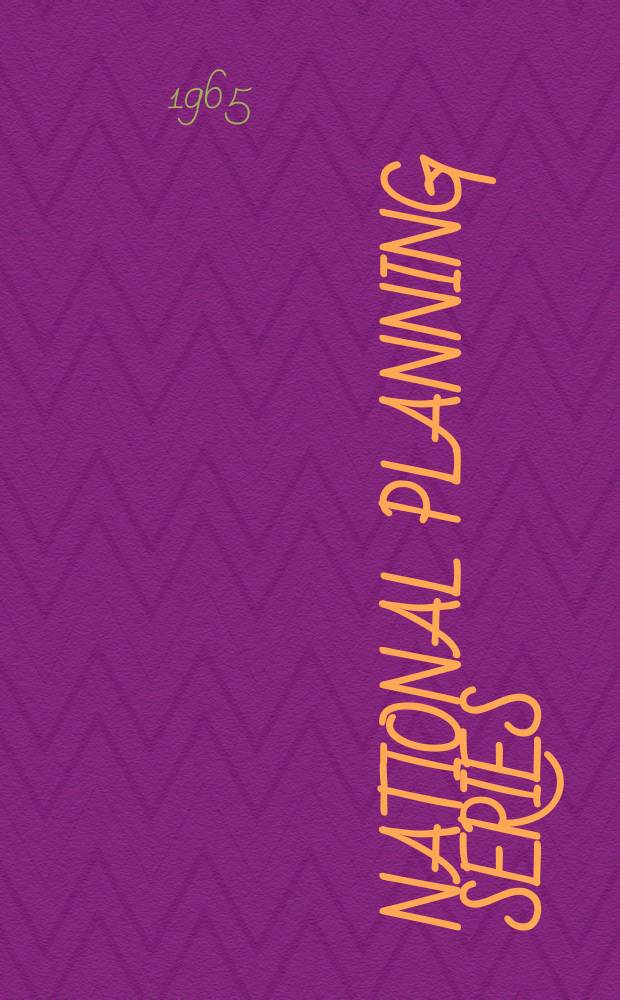 National planning series