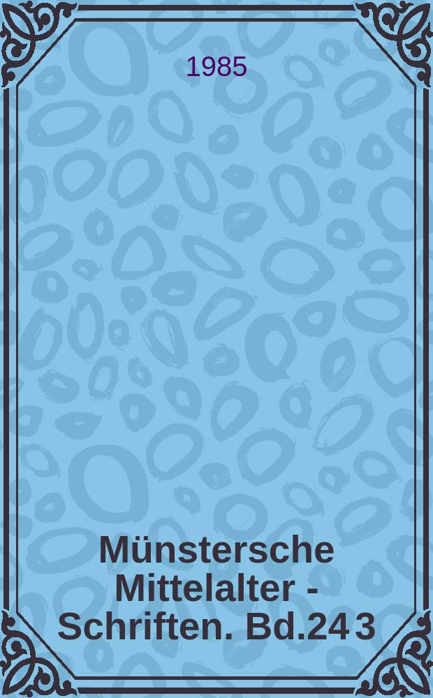 Münstersche Mittelalter - Schriften. Bd.24[3] : Die Goldbrakteaten der Volkerwanderungszeit