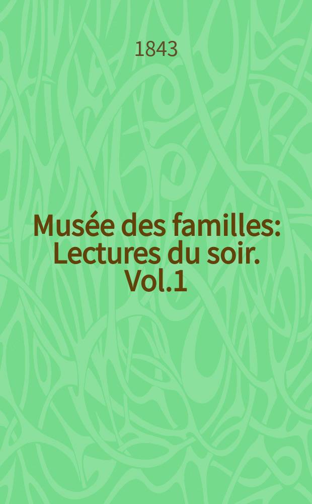 Mus&eacute;e des familles : Lectures du soir. Vol.1(11), №3
