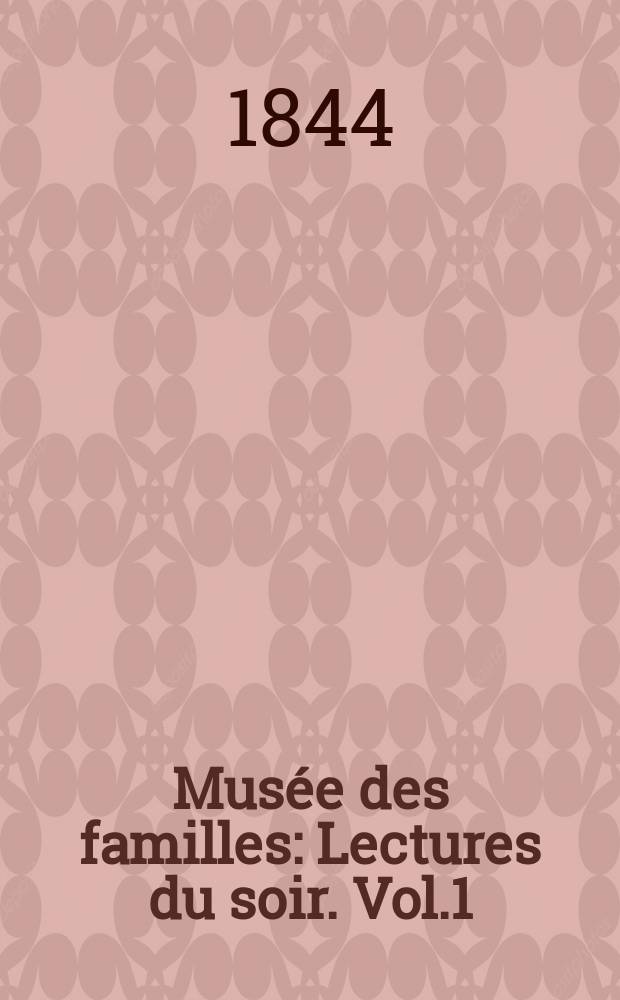 Mus&eacute;e des familles : Lectures du soir. Vol.1(11), №29