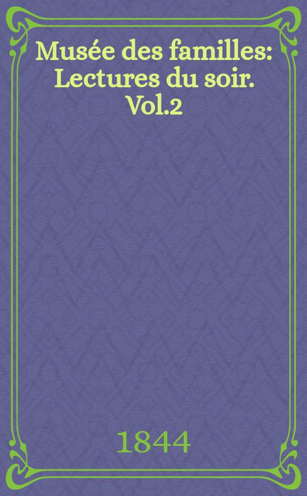 Mus&eacute;e des familles : Lectures du soir. Vol.2(12), №3