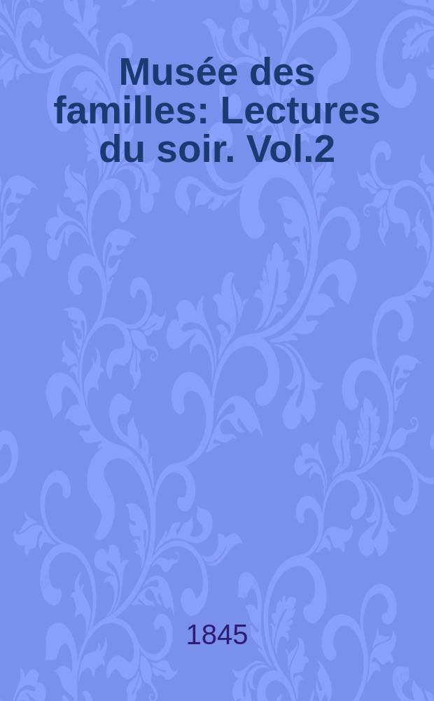 Mus&eacute;e des familles : Lectures du soir. Vol.2(12), №35