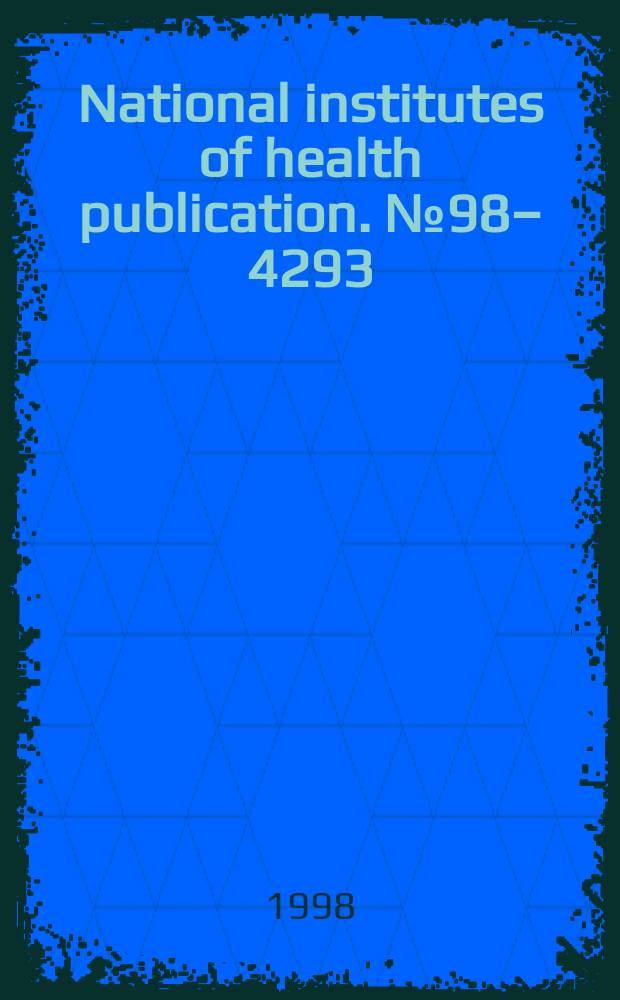 National institutes of health publication. №98–4293 : National conference on drug abuse prevention research (1996; Washington)