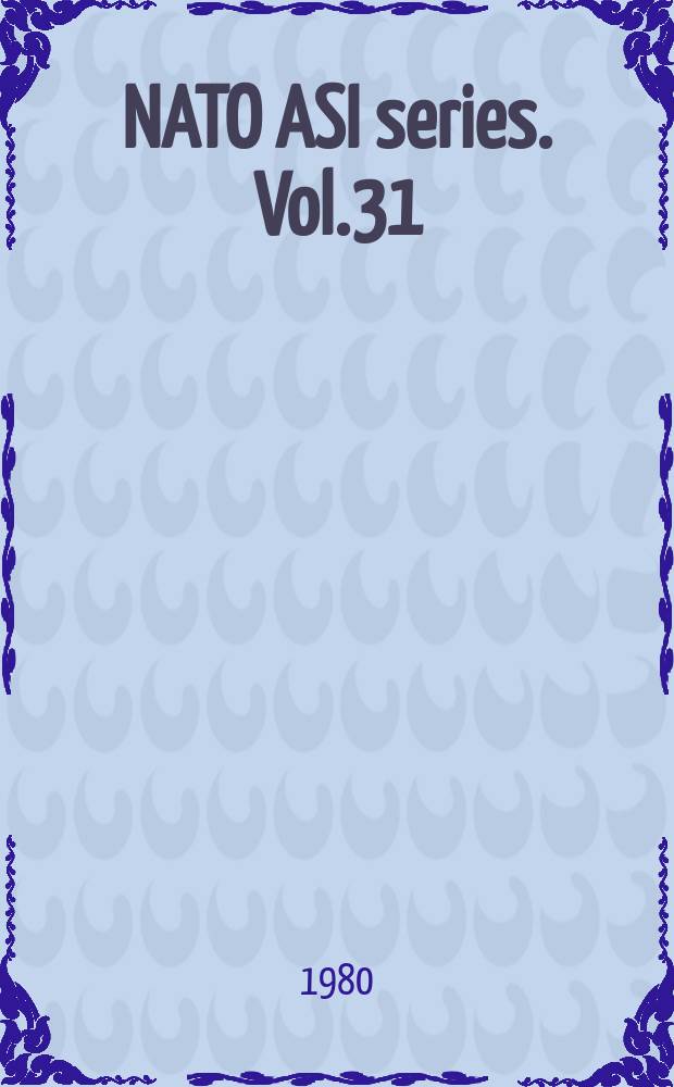 NATO ASI series. Vol.31 : Transfer of cell constituents into eukaryotic cells