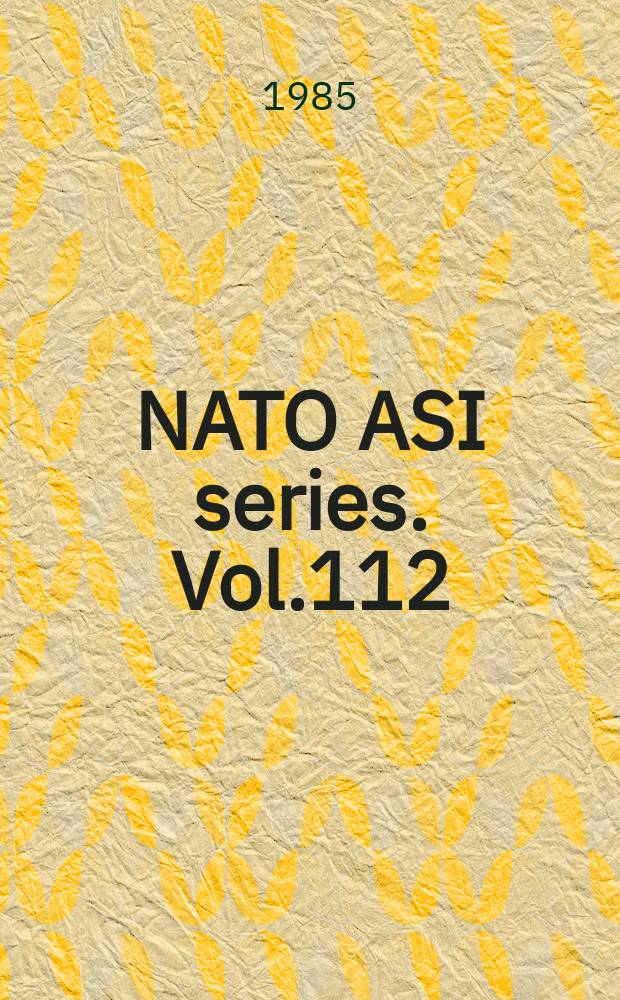 NATO ASI series. Vol.112 : Human apolipoprotein mutants