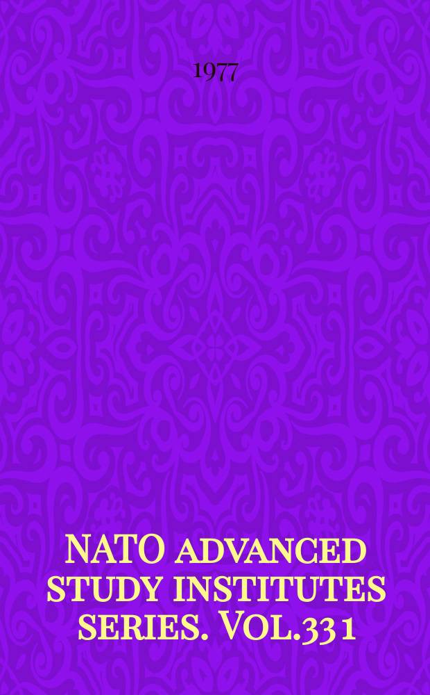 NATO advanced study institutes series. Vol.33[1] : Aspects of signal processing