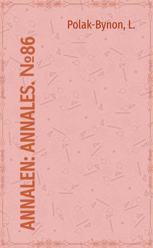 Annalen : Annales. №86 : A Shi grammar