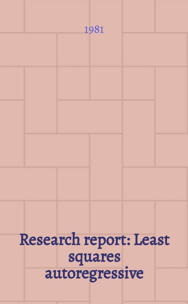 Research report : Least squares autoregressive (maximum entropy) spectral estimation for Fourier spectroscopy and its appliestion to the electron cyclotron emission from plasma