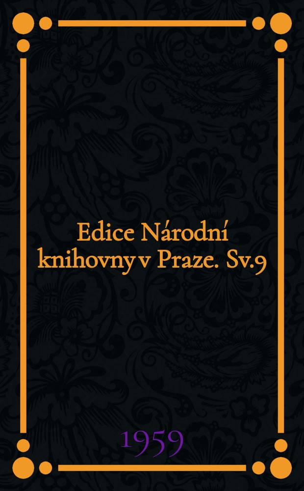 Edice Národní knihovny v Praze. Sv.9 : Výchovný význam knihoven v ústavech pro dorost