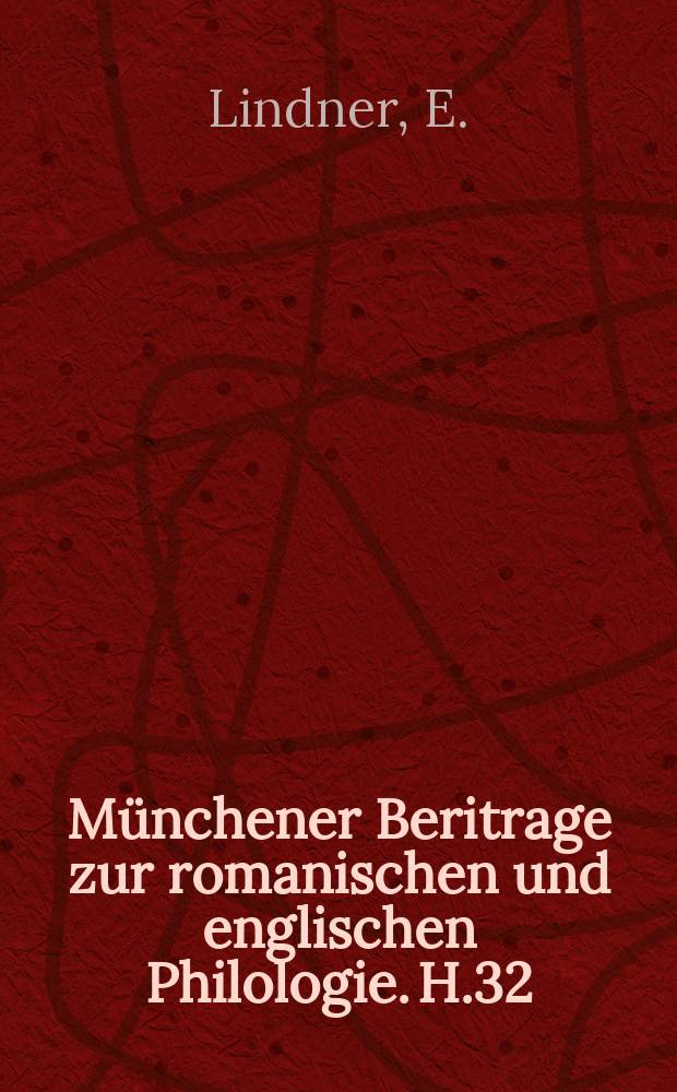 Münchener Beritrage zur romanischen und englischen Philologie. H.32 : Die poetische Personifikation in den Jugendschauspielen Calderon's